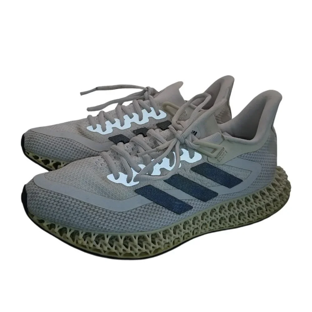 Adidas 4DFWD2 Men's White w/Black Accents Running Sneakers - Size 8.5 WOW!
